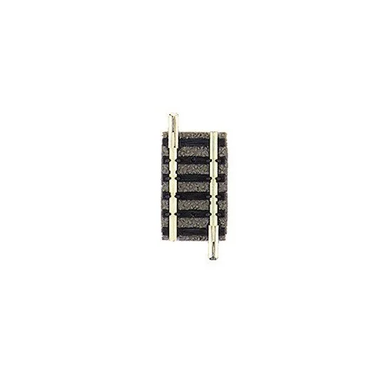 Fle_9104-Fleischmann 9104 Straight rail with ballast, length 27.75mm