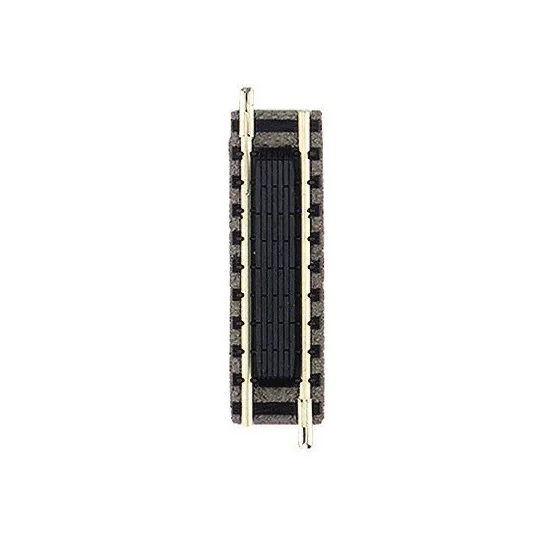 Fle_9115-Fleischmann 9115 Straight rail with electric contact ballast, 55.5mm
