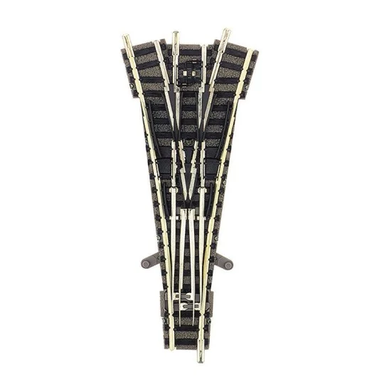 Fle_9157-Fleischmann 9157 Turnout with triple ballast, manually operated, 111mm