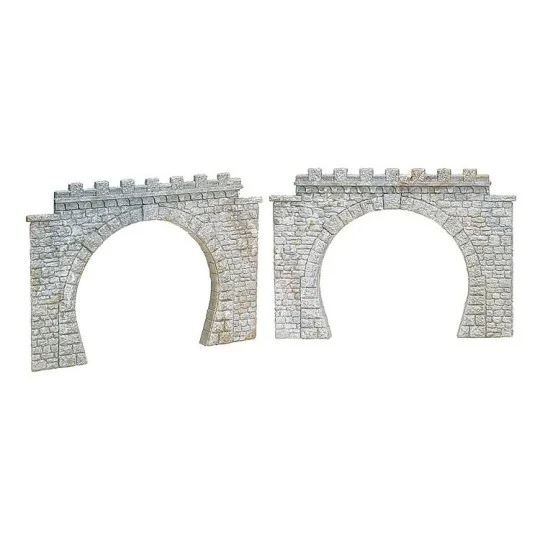 Faller_120565-Faller 120565 Model Kit, 2 Tunnel Entrances, Double Track - Faller_120565