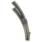 Fleischmann 9174 Aiguillage avec ballast courbe à gauche, R1/R2 Fleischmann Fle_9174 - 1 Fle_9174-Fleischmann 9174 Aiguillage avec ballast courbe à gauche, R1/R2