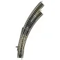 Fleischmann 9175 Aiguillage avec ballast courbe à droite, R1/R2 Fleischmann Fle_9175 - 1 Fle_9175-Fleischmann 9175 Aiguillage avec ballast courbe à droite, R1/R2