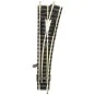 Fleischmann 9179 Turnout with ballast, right-hand swing, frog, 111mm Fle_9179-Fleischmann 9179 Turnout with ballast, right-hand swing, frog, 111mm
