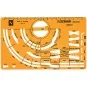 Fleischmann 995101 Layout template for N gauge track Fle_995101-Fleischmann 995101 Layout template for N gauge track