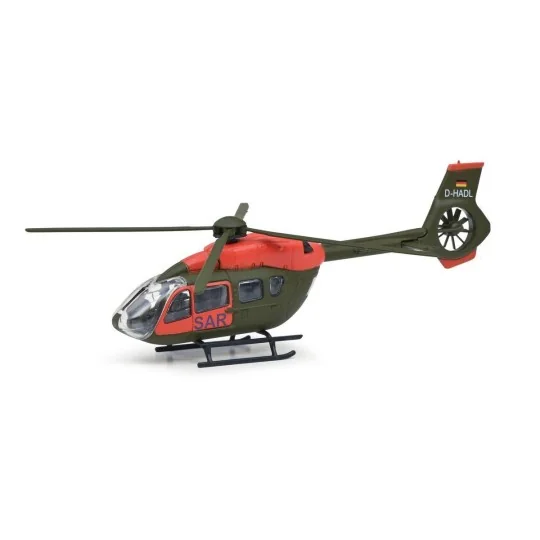 Schuco_452636500-Schuco 452636500 Coffret militaire infirmerie, 2 voitures secours et un hélicoptère H145