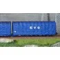 HJ6237-Jouef HJ6237 Articulated 3-axle covered wagon, Lails type, blue livery, EVS