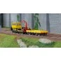 Rivarossi HR2909 KLV 53 diesel railcar, FS, yellow RFI HR2909-Rivarossi HR2909 KLV 53 diesel railcar, FS, yellow RFI