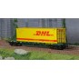 HR6575-Rivarossi HR6575 Wagon porte conteneur à bogies type Sgnss, livré vert, CEMAT, chargé conteneur 45' DHL