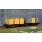 Marklin 46661 Wagons porte-conteneurs Laabs, DB, chargé conteneurs Volkswagen Marklin Marklin_46661 - 1 Marklin_46661-Marklin 46661 Wagons porte-conteneurs Laabs, DB, chargé conteneurs Volkswagen
