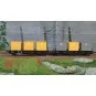 Marklin_46661-Marklin 46661 Laabs Container Wagon, DB, loaded with Volkswagen containers