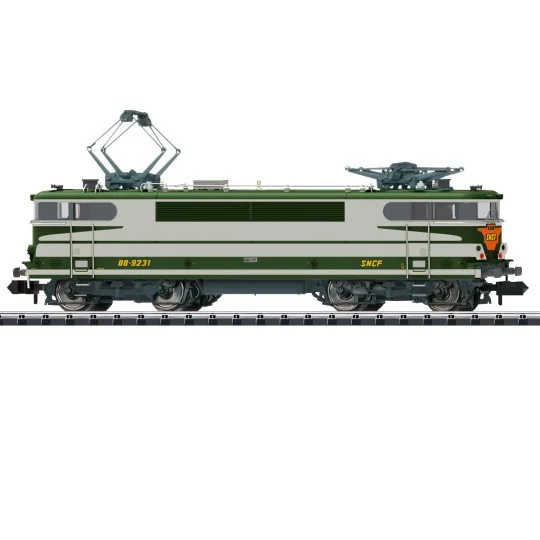 MiniTrix 16693 BB 9200 electric locomotive, SNCF, Arzens special li... Trix_16693-MiniTrix 16693 BB 9200 electric locomotive, SNCF, Arzens special livery, digital sound, N scale