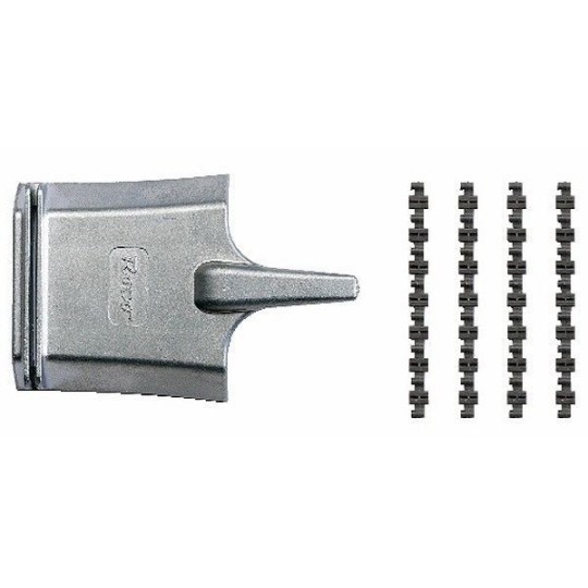 Roco_61192-Roco 61192 Insulating rail joiner for Geoline track, code 83, with universal tool