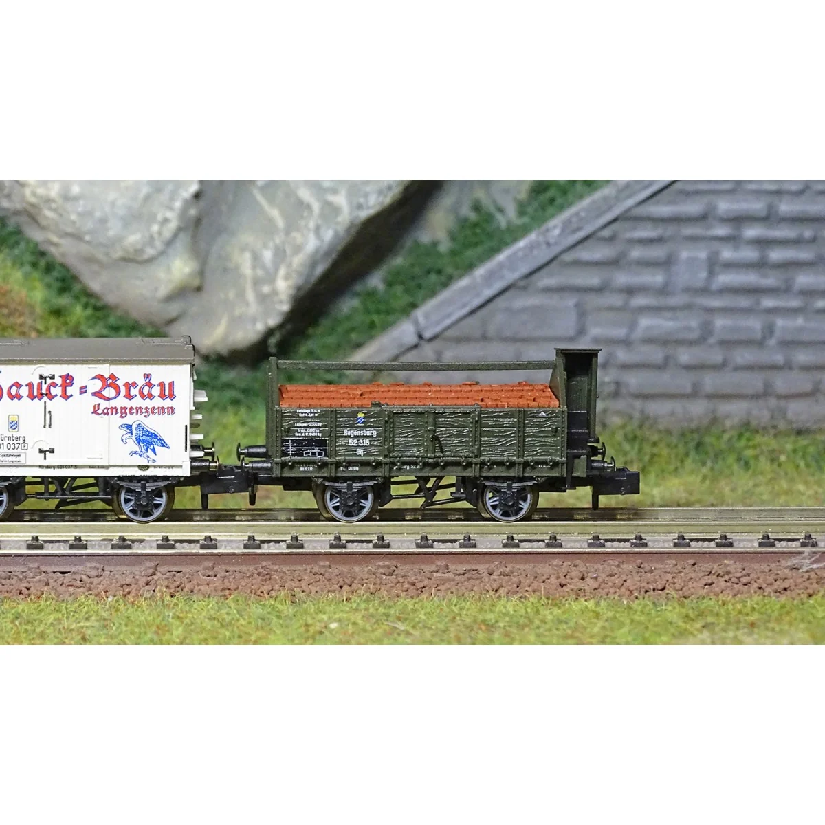 MiniTrix 15715 Set of 5 freight wagons, 150 years of local railways... MiniTrix 15715 Set of 5 freight wagons, 150 years of local railways...