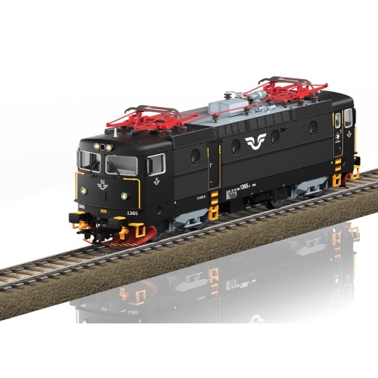 Trix_25280-Trix 25280 RC 6 electric locomotive, SJ, black livery, digital sound