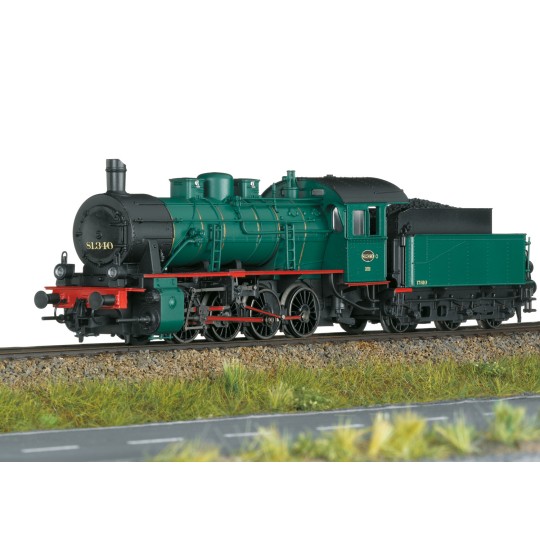 Trix_25539-Trix 25539 Class 81 Steam Locomotive, SNCB/NMBS, Moss Green/Black Livery, Digital Sound