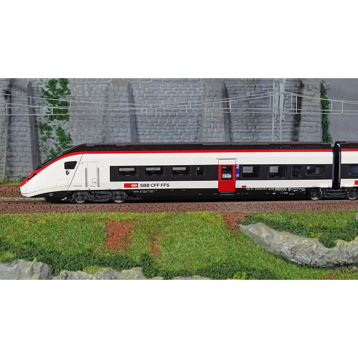 Trix 25810 Autorail TGV EC 250 en tant que RABe 501 "Giruno", CFF, digitale sonore Trix Trix_25810 - 3