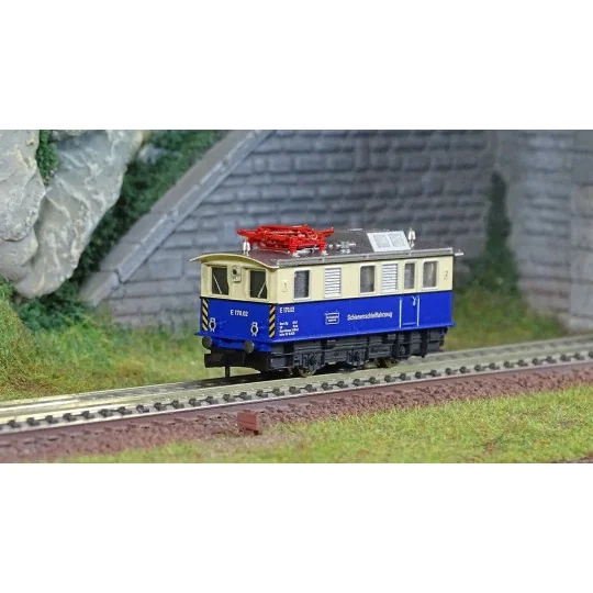 Fleischmann 796885 Electric Cleaning Locomotive E 170.02, Rail Grin... Fle_796885-Fleischmann 796885 Electric Cleaning Locomotive E 170.02, Rail Grinder, SBB, N scale, digital