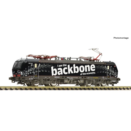 Fle_739347-Fleischmann 739347 Vectron 193 318-3 electric locomotive, DB AG, black livery, N scale, digital sound