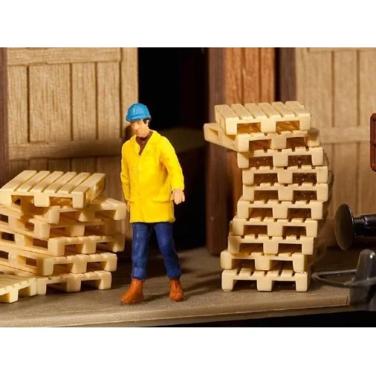 Faller_180904-Faller 180904 Model Kit, 12 pallets - Faller_180904