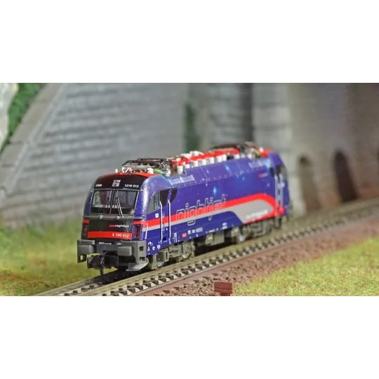 Fleischmann 781804 Electric locomotive 1216 012-5 "Nightjet", ÖBB, ... Fle_781804-Fleischmann 781804 Electric locomotive 1216 012-5 "Nightjet", ÖBB, N scale
