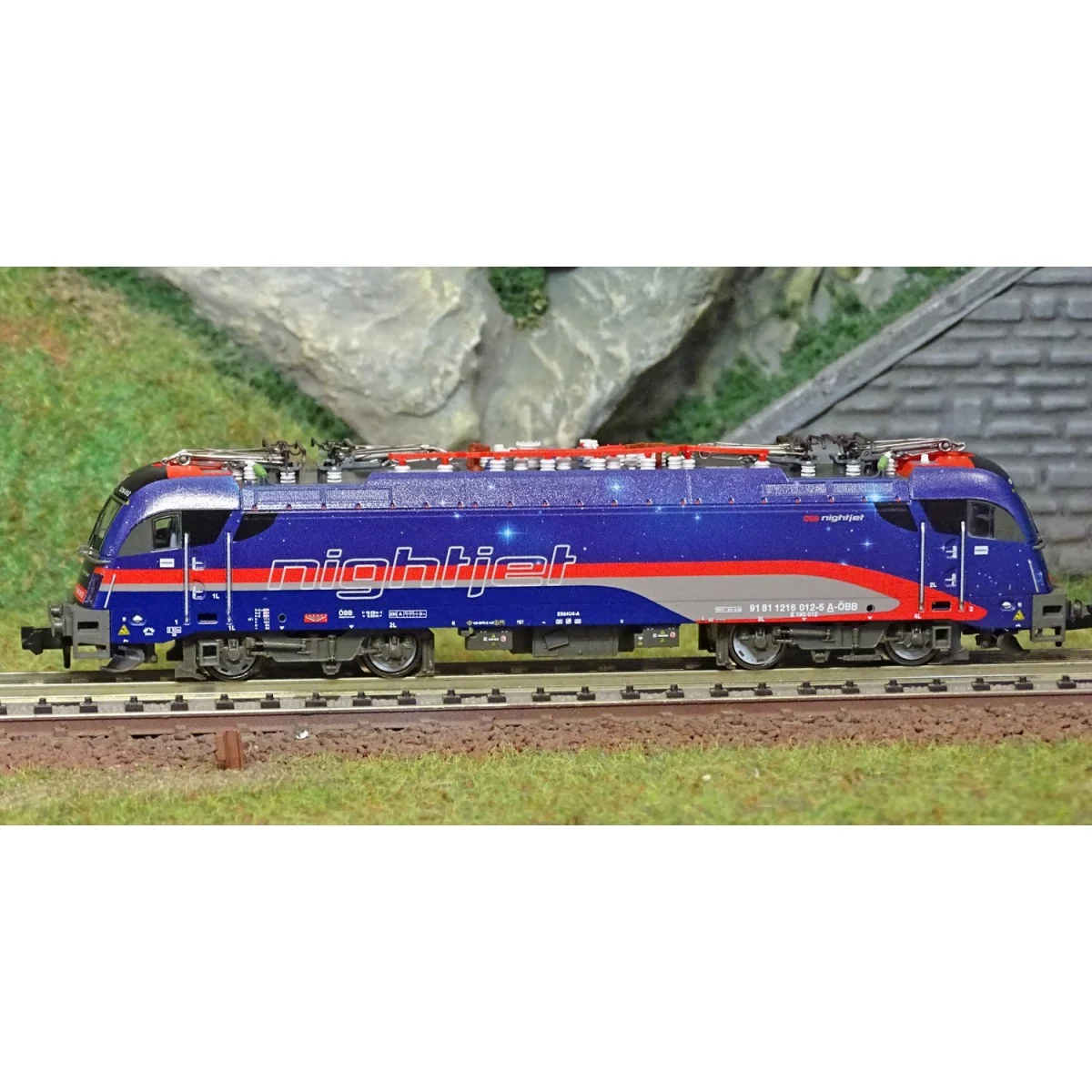 Fleischmann 781804 Electric locomotive 1216 012-5 "Nightjet", ÖBB, ... Fleischmann 781804 Electric locomotive 1216 012-5 "Nightjet", ÖBB, ...