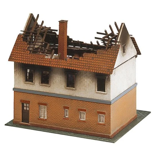 Faller 130429 Model kit, fire ruins, "Au soleil" inn - Faller_130429 Faller_130429-Faller 130429 Model kit, fire ruins, "Au soleil" inn - Faller_130429