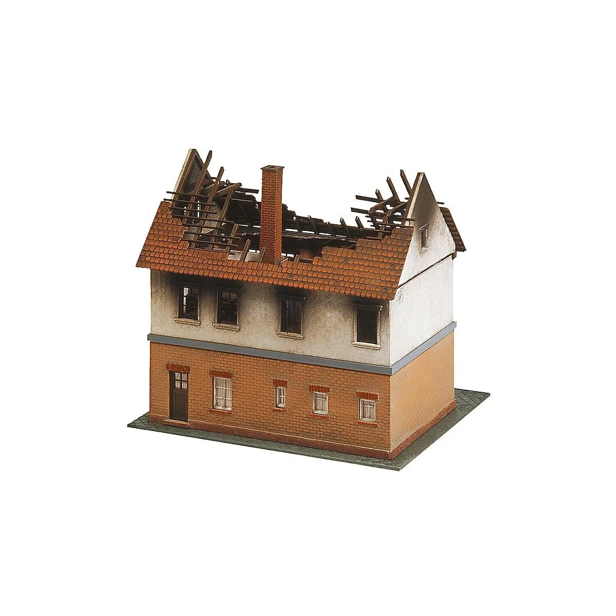 Faller 130429 Model kit, fire ruins, "Au soleil" inn - Faller_130429 Faller 130429 Model kit, fire ruins, "Au soleil" inn - Faller_130429