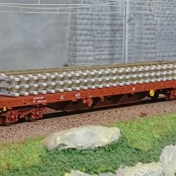 Piko 97113 Wagon plat type RS, SNCF, avec chargement Piko Piko_97113 - 1