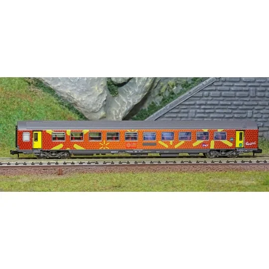 Piko_94083-Piko 94083 Corail VTU Languedoc coach, 2nd class, SNCF, N scale