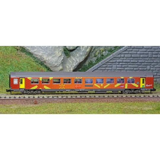 Piko_94083-Piko 94083 Voiture Corail VTU Languedoc, 2ème classe, SNCF, échelle N