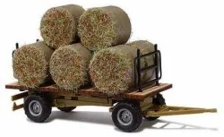 Busch 44930 Trailer with load of hay bales - Busch véhicule - Busch...