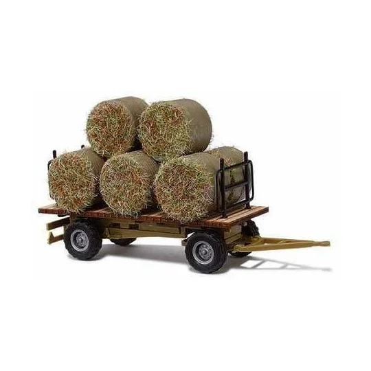 Busch_44930-Busch 44930 Trailer with load of hay bales