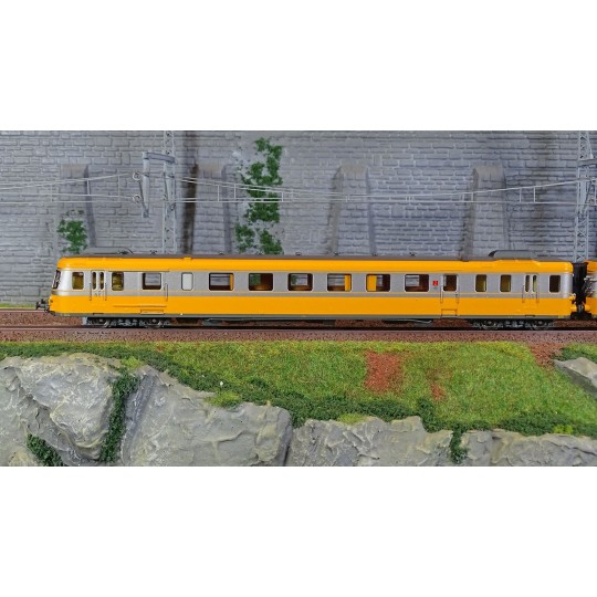 MB-174.S-Ree Modeles MB174.S RGP 2 X 2702 railcar, orange and aluminum, SNCF, Bordeaux, digital sound