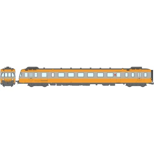 Ree Modeles MB174 Autorail RGP 2 X 2702, orange et alu, SNCF, Bordeaux Ree Modeles MB-174 - 5 MB-174-Ree Modeles MB174 Autorail RGP 2 X 2702, orange et alu, SNCF, Bordeaux