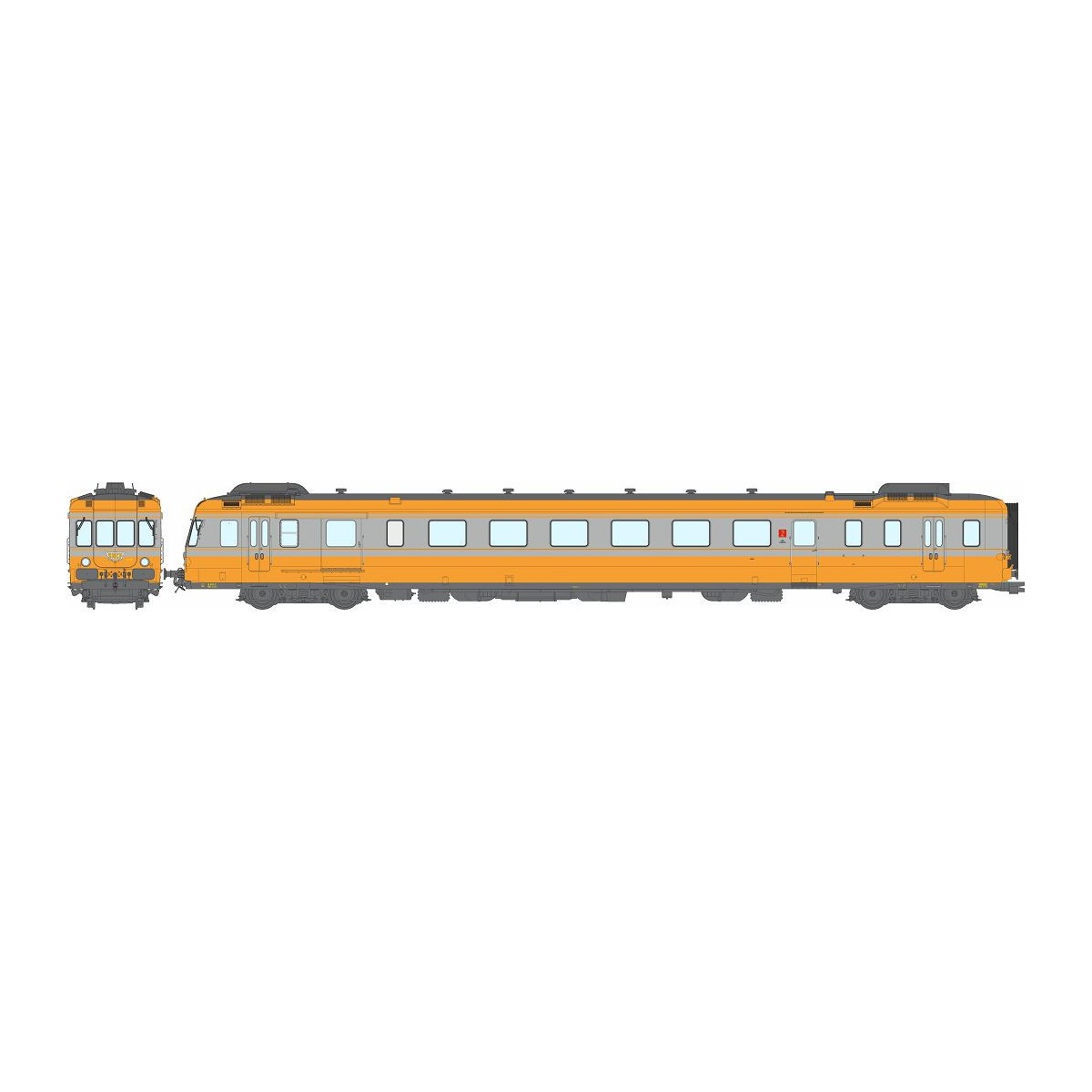 Ree Modeles MB174 Autorail RGP 2 X 2702, orange et alu, SNCF, Bordeaux Ree Modeles MB-174 - 5
