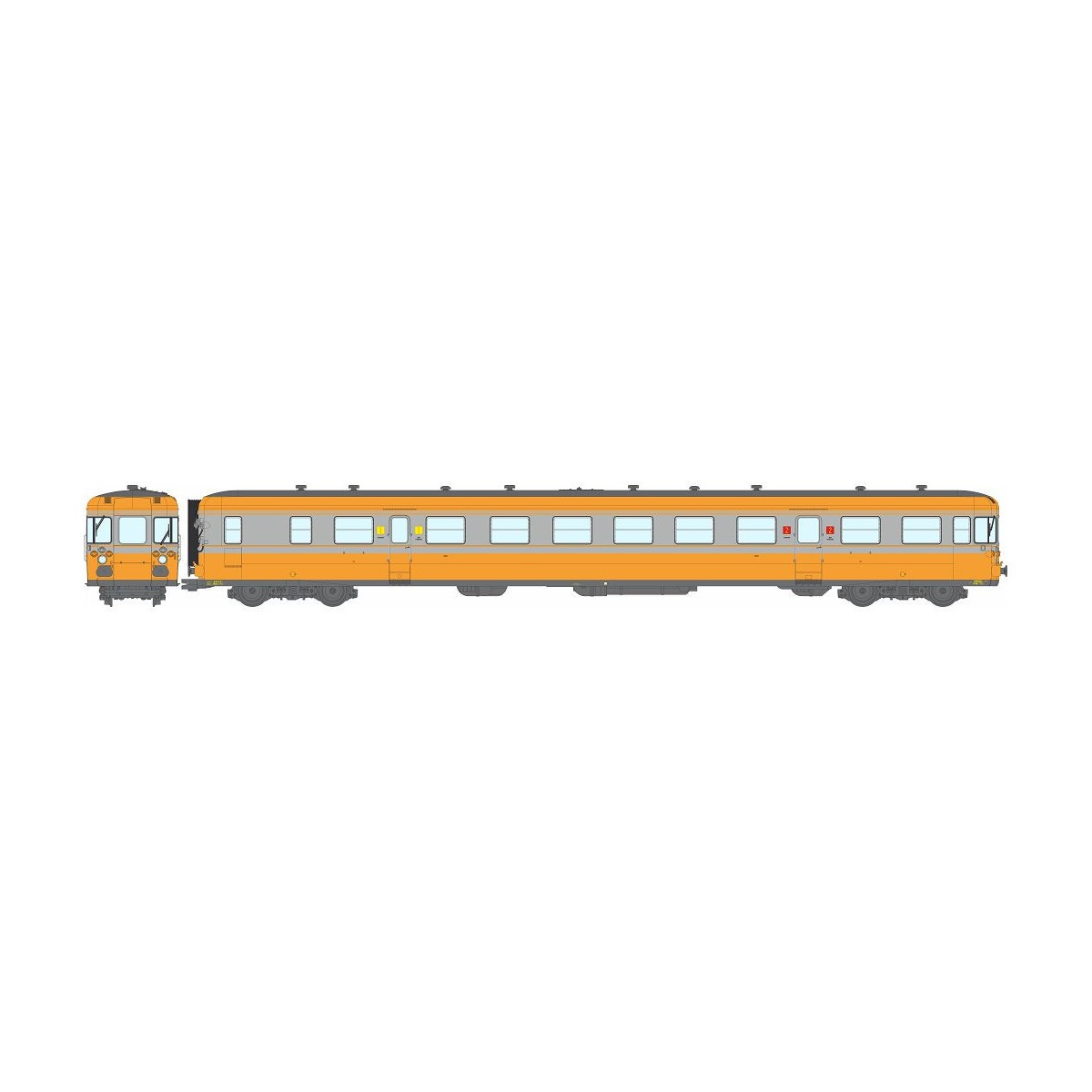 Ree Modeles MB174 Autorail RGP 2 X 2702, orange et alu, SNCF, Bordeaux Ree Modeles MB-174 - 6