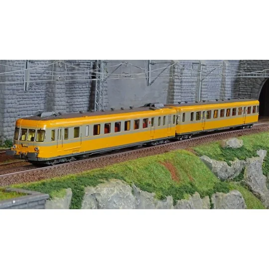 Ree Modeles MB175.S Autorail RGP 2 X 2706, orange et béton, SNCF, Bordeaux, digital sonore Ree Modeles MB-175.S - 1 MB-175.S-Ree Modeles MB175.S Autorail RGP 2 X 2706, orange et béton, SNCF, Bordeaux, digital sonore