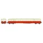 Ree Modeles VB443 XR-7405 Railcar Trailer, Red-Cream with cream roo... VB-443-Ree Modeles VB443 XR-7405 Railcar Trailer, Red-Cream with cream roof, SNCF, Limoges, illuminated