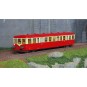 VB-444-Ree Modeles VB444 Railcar Trailer XR-7487, Red-Cream with red roof, SNCF, Lille, illuminated
