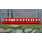 VB-444-Ree Modeles VB444 Railcar Trailer XR-7487, Red-Cream with red roof, SNCF, Lille, illuminated