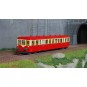 VB-446-Ree Modeles VB446 XR-7360 Railcar Trailer, Red-Cream with red roof, SNCF, Sotteville, illuminated