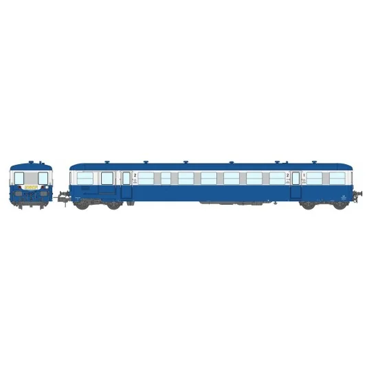 Ree Modeles VB447 Remorque d'autorail modernisé XR-8274, Bleu, SNCF, Dijon, éclairé Ree Modeles VB-447 - 3 VB-447-Ree Modeles VB447 Remorque d'autorail modernisé XR-8274, Bleu, SNCF, Dijon, éclairé