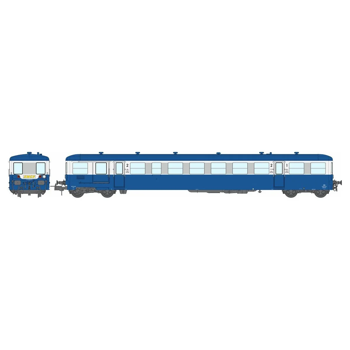Ree Modeles VB447 Remorque d'autorail modernisé XR-8274, Bleu, SNCF, Dijon, éclairé Ree Modeles VB-447 - 3 Ree Modeles VB447 Remorque d'autorail modernisé XR-8274, Bleu, SNCF, Dijon, éclairé Ree Modeles VB-447 - 3