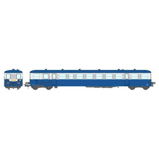 Ree Modeles VB448 Remorque d'autorail modernisé XR-8285, Bleu, SNCF, Dijon, éclairé Ree Modeles VB-448 - 3 VB-448-Ree Modeles VB448 Remorque d'autorail modernisé XR-8285, Bleu, SNCF, Dijon, éclairé