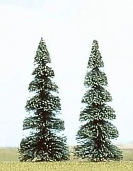 Busch 6102 Blister pack of 2 trees, height 75 mm - Busch - Busch_6102