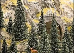 Busch 6475 Blister pack of 10 fir trees, 60 and 135 mm tall