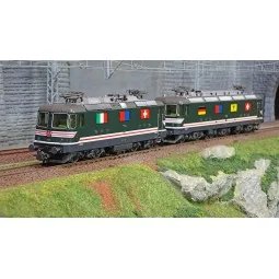 Roco 71414 Set of 2 Re 10/10 Double Traction Electric Locomotives, ...