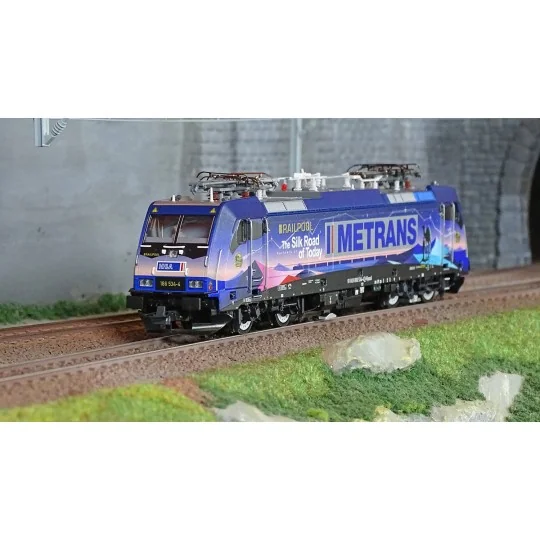 Roco_71982-Roco 71982 Electric Locomotive 186 534-4, Metrans, Digital Sound