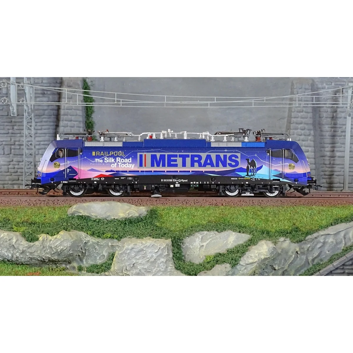 Roco 71982 Locomotive électrique 186 534-4, Metrans, digitale sonore Roco Roco_71982 - 2