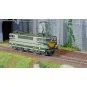 MB-196.S-Ree Modeles MB196.S Locomotive électrique BB 9231, Verte "ARZENS", Bordeaux, sonore, panthos motorisés